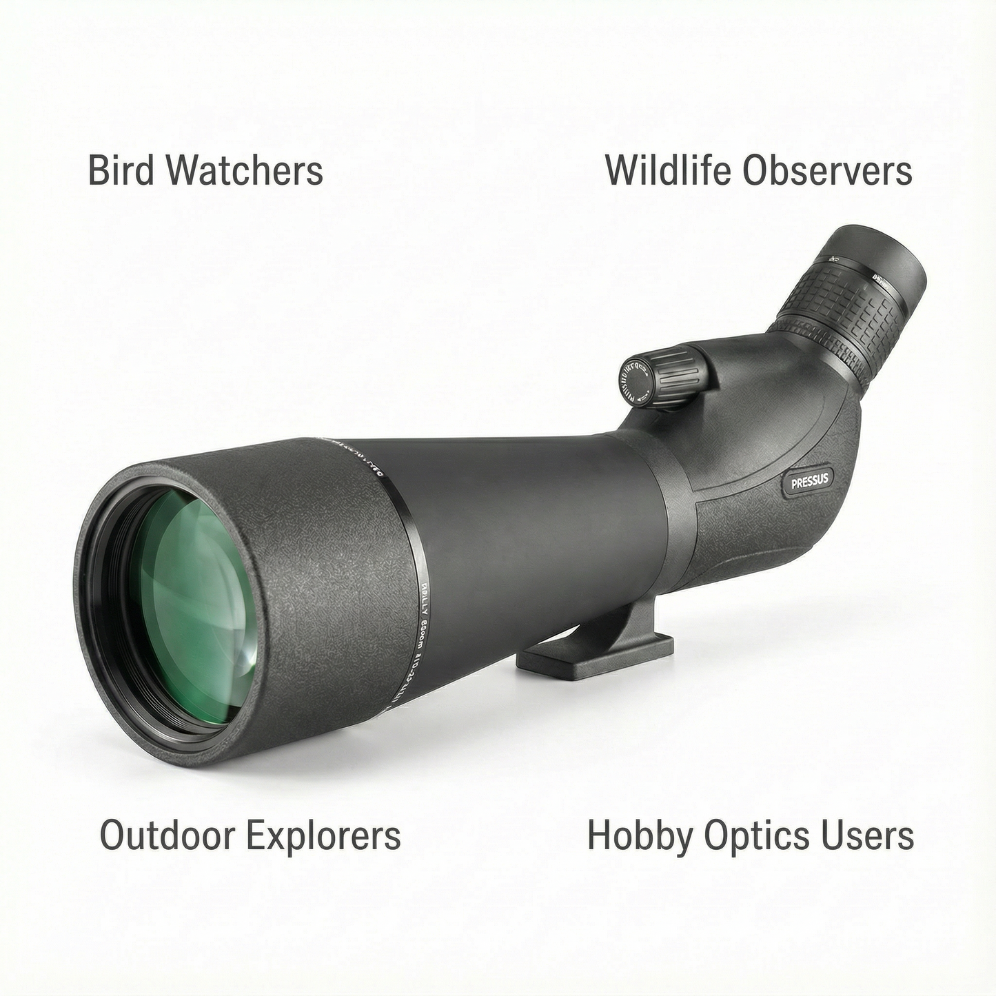 Pressus Pro Series 20–60x80 HD WaterProof Spotting Scope