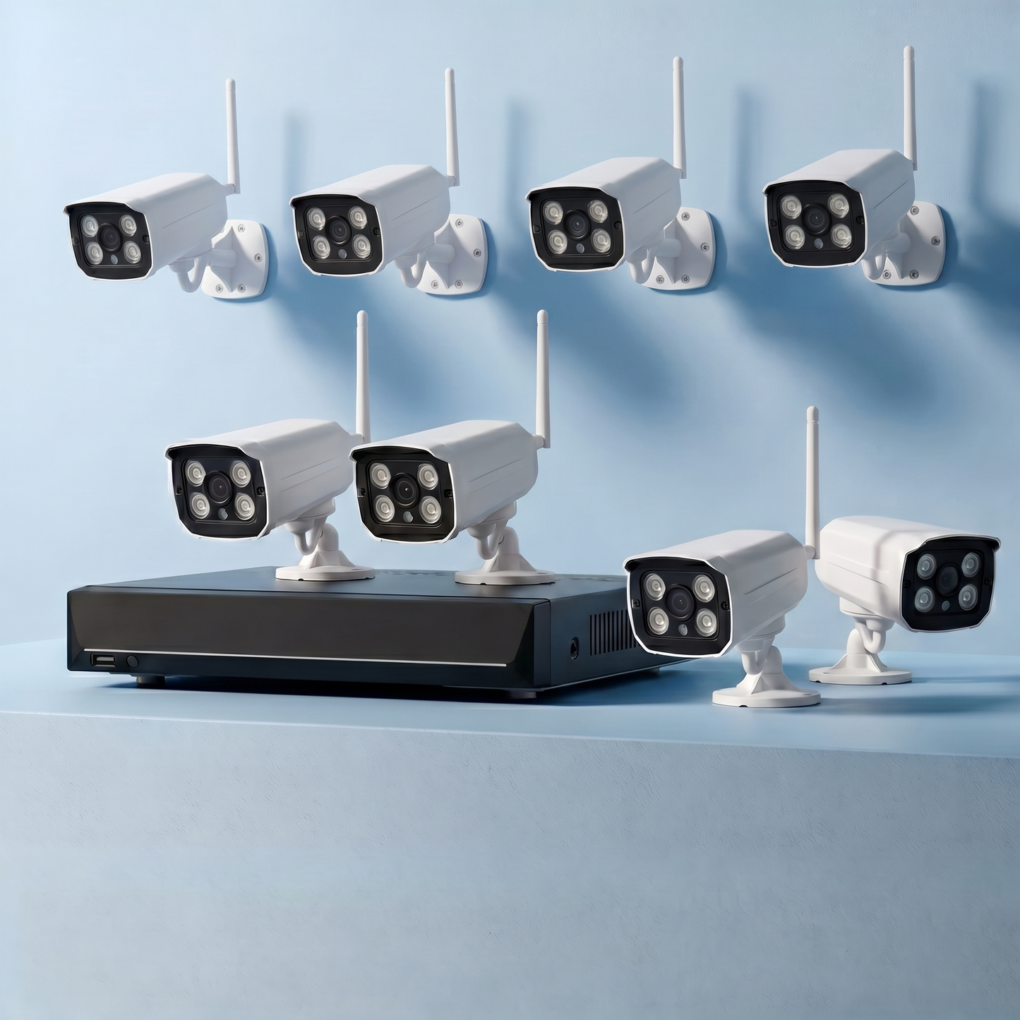 Pressus SurveillKit WiFi NVR Security System + Up to 8 Cameras + 1TB Hard Drive + No Monthly Fees