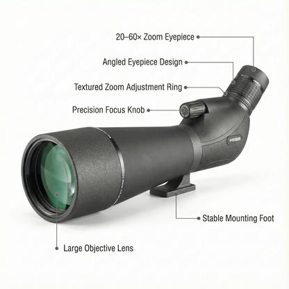 Pressus Pro Series 20–60x80 HD WaterProof Spotting Scope