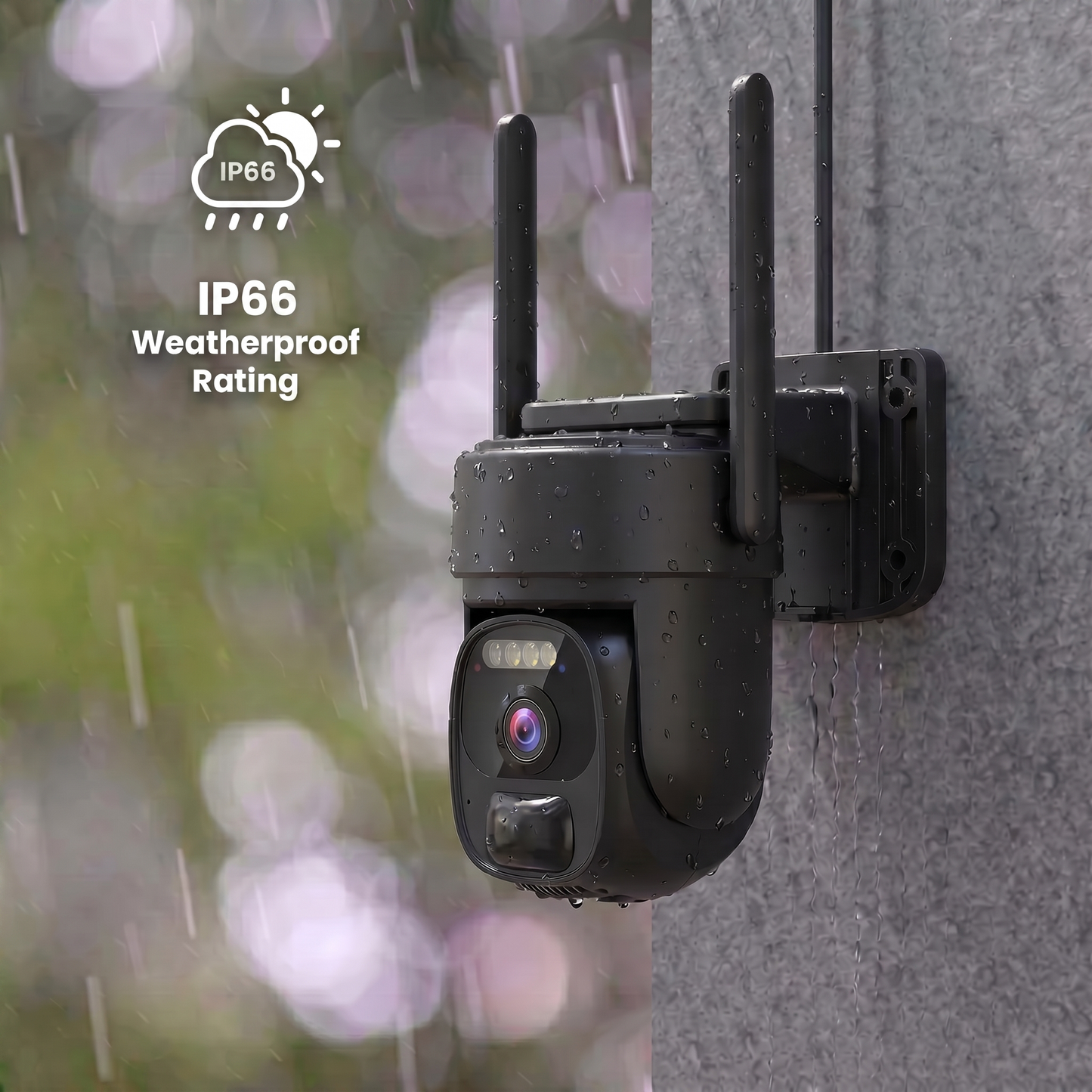 Pressus GuardCam Pro - Solar Powered PTZ Security Camera