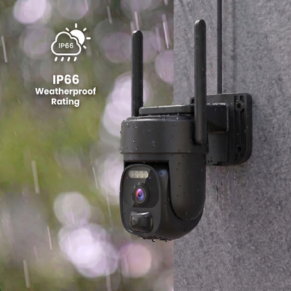Pressus GuardCam Pro - Solar Powered PTZ Security Camera