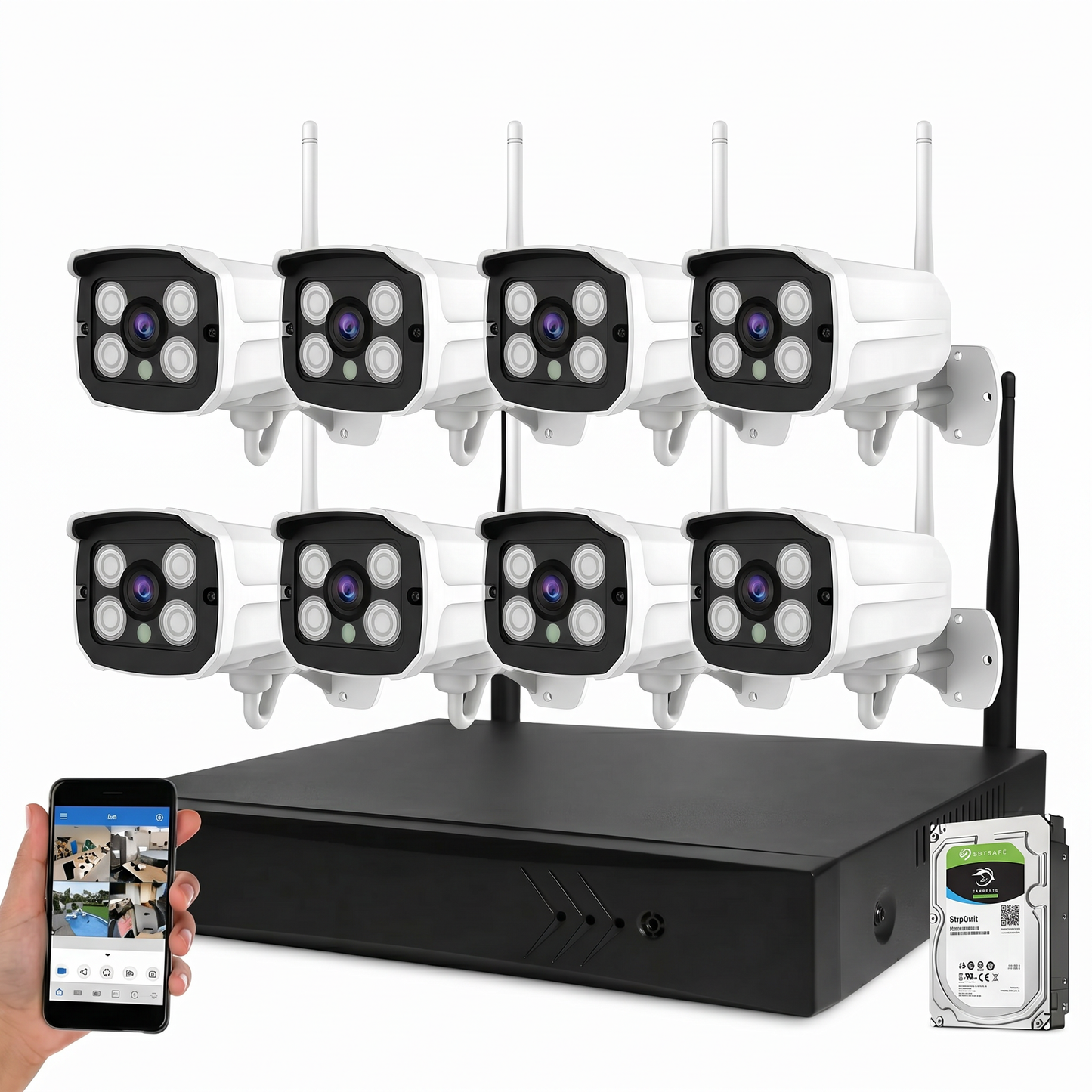 Pressus SurveillKit Pro - WiFi NVR Security system