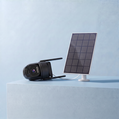 Pressus GuardCam Pro - Solar Powered PTZ Security Camera