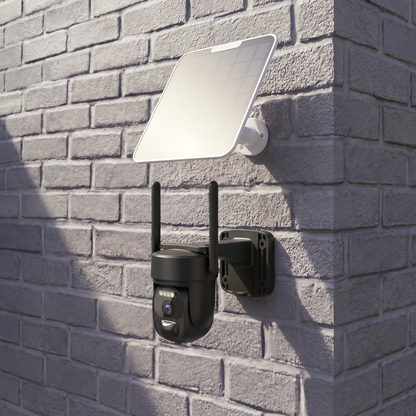 Pressus GuardCam Pro - Solar Powered PTZ Security Camera