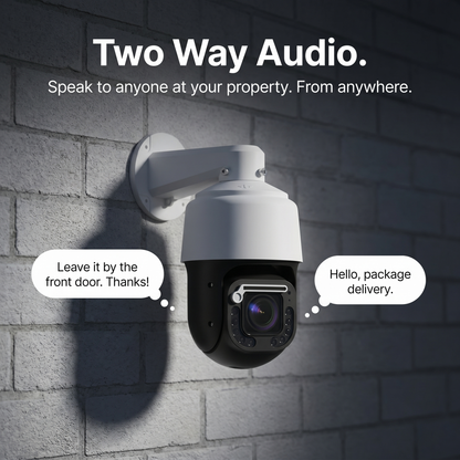 GuardCam 240 Pro — 4K PTZ Camera with 30x Zoom & AI Auto-Tracking