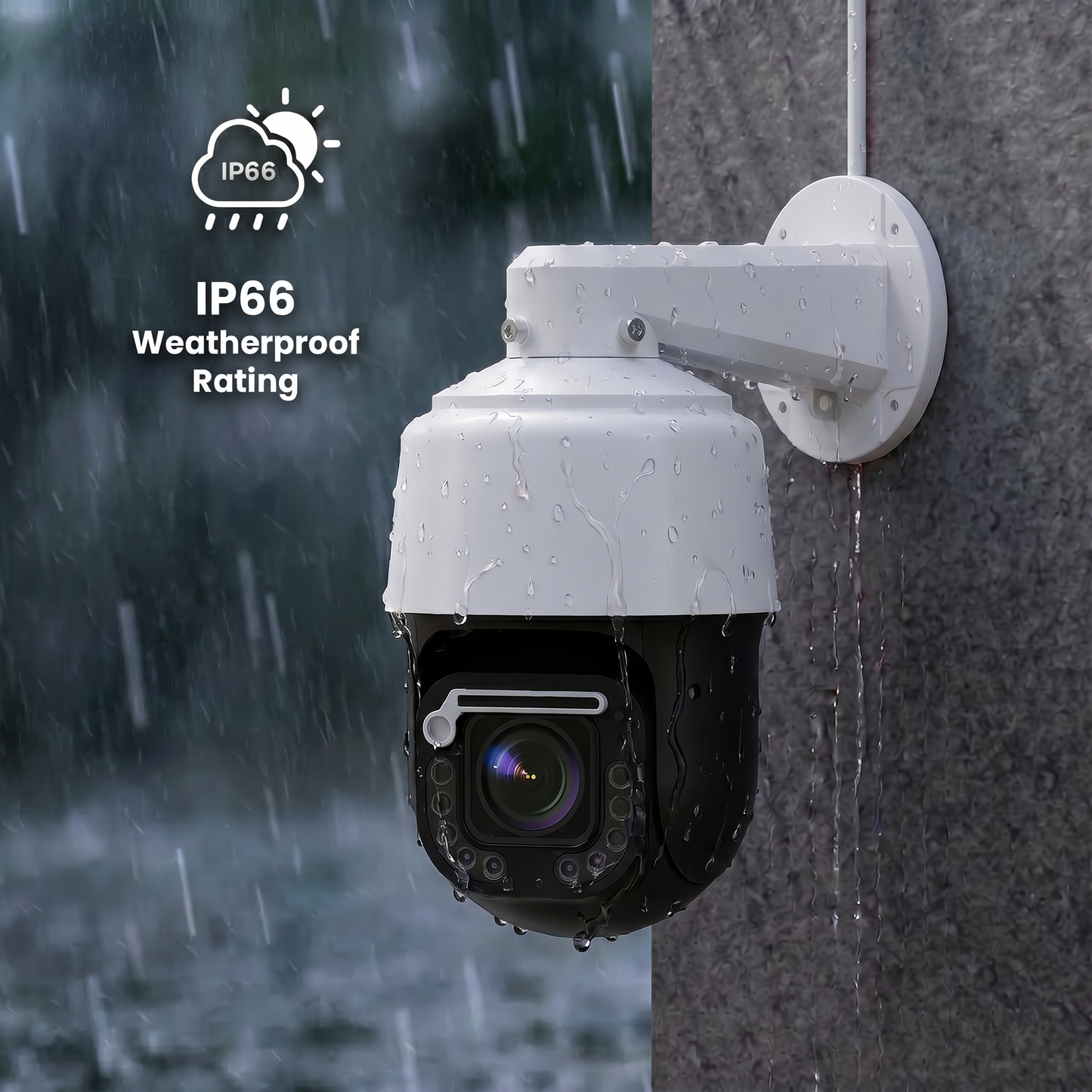 GuardCam 240 Pro — 4K PTZ Camera with 30x Zoom & AI Auto-Tracking