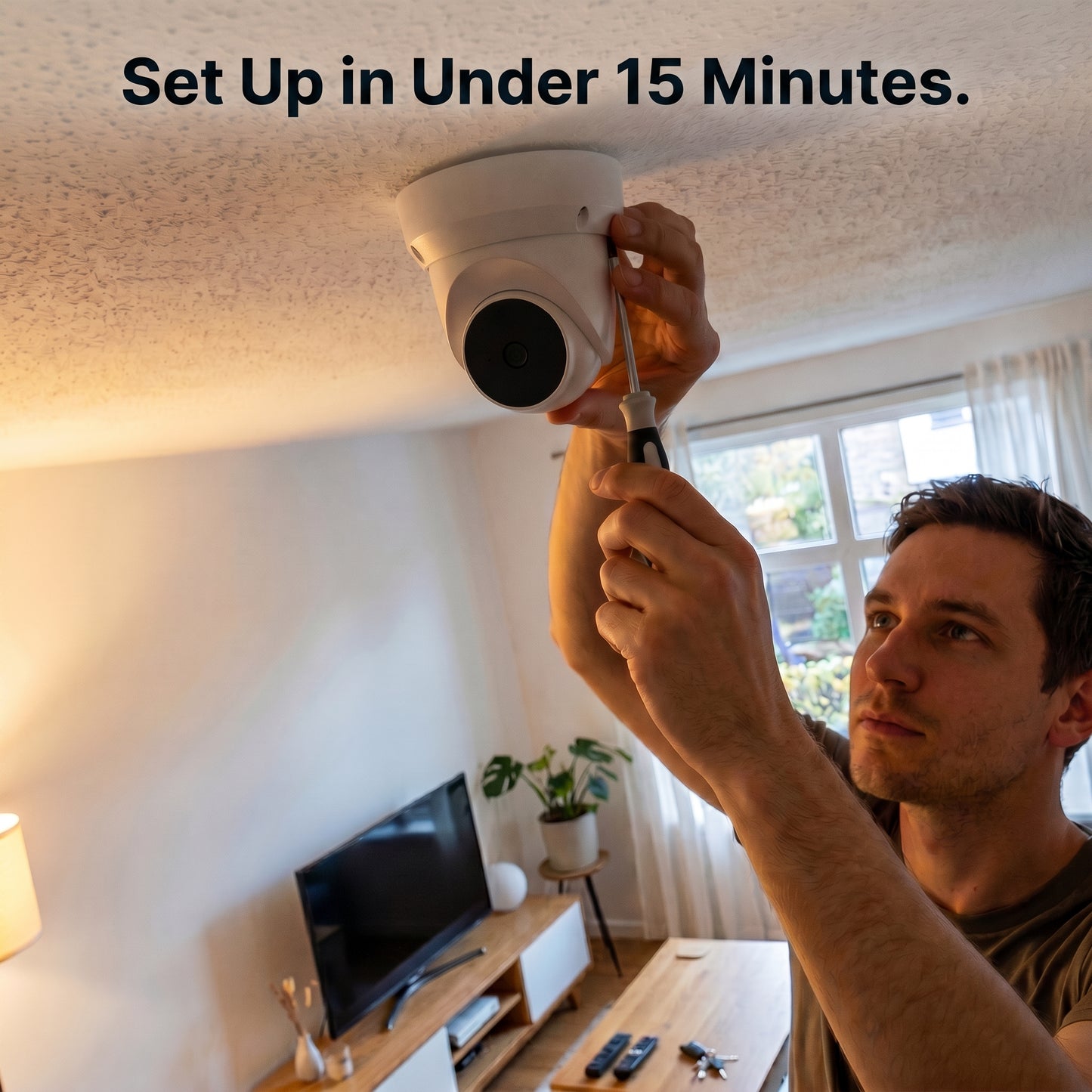 Pressus GuardCam Dome 100 Pressus GuardCam Dome 100 - 1080p WiFi Indoor Camera + Pan Tilt + Two Way Audio