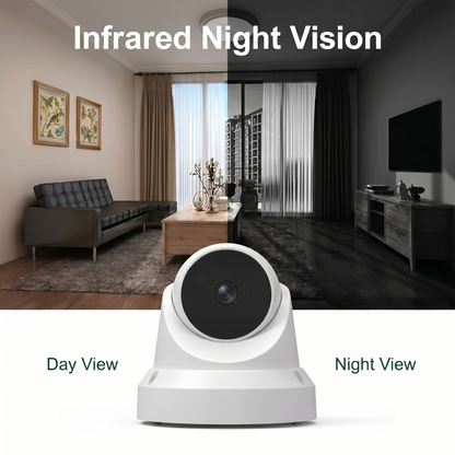 Pressus GuardCam Dome 100 Pressus GuardCam Dome 100 - 1080p WiFi Indoor Camera + Pan Tilt + Two Way Audio