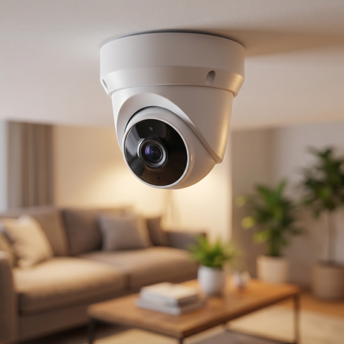 Pressus GuardCam Dome 100 Pressus GuardCam Dome 100 - 1080p WiFi Indoor Camera + Pan Tilt + Two Way Audio