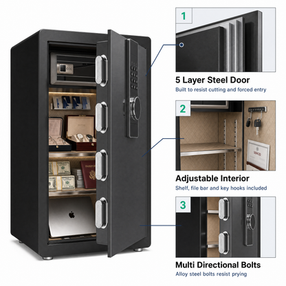 Pressus SageGuard 200 - Biometric Safe
