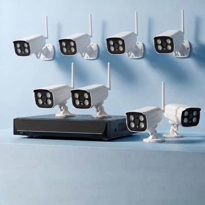 Pressus SurveillKit WiFi NVR Security System + Up to 8 Cameras + 1TB Hard Drive + No Monthly Fees